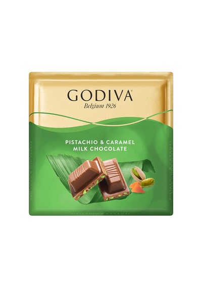 Godiva Antep Fıstıklı & Karamelli Sütlü Çikolata Kare 60 G - 7 Adet Tarı