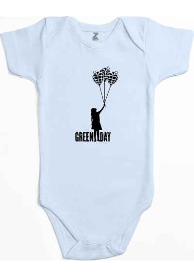 Zepplin Giyim Green Day Girl Ekru Bebek Body Zıbın