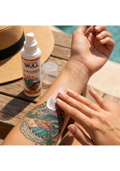 Tattoobull Güneş Kremi 100 Ml Dövme Ve Cilt Koruyucu Spf Krem