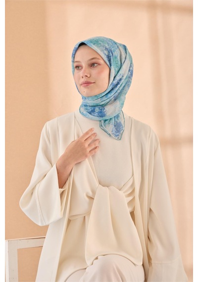 Silk Home Soft Eşarp 73095-19 Turkuaz, Mavi, Taş