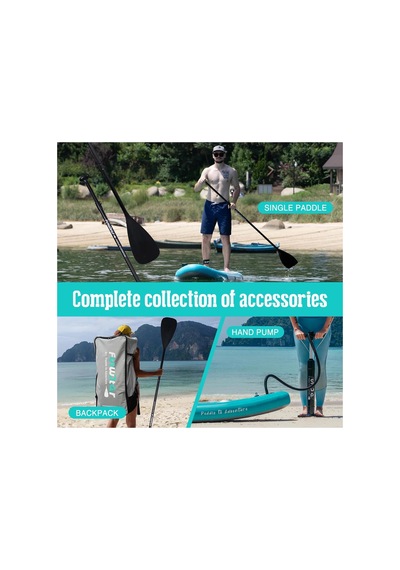 Funawater Tiki Şişme Sup Board/stand Up Paddle Board Pati Dostu Yüzey 320x85x15 Cm