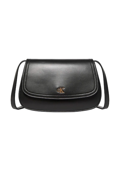 Calvin Klein Ck Flap Camera Bag Kadın Siyah Omuz Çanta-12571 Siyah