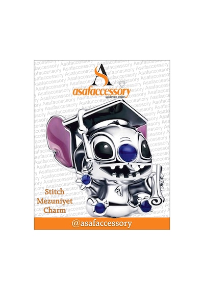 Mezun Stitch Charm Asafaccessory Mor