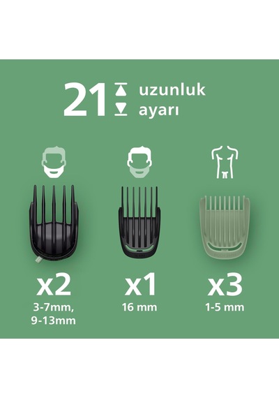 7000 Serisi 16in1,erkek Bakım Seti,yüz/saç/vücut Tıraş Makinesi,ıslak/kuru Kullanım,mg7931/30