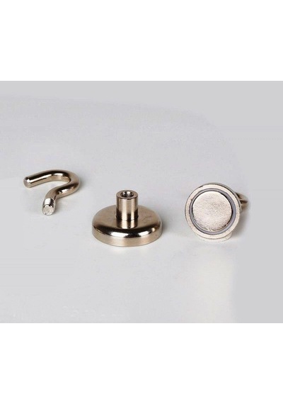 Pot Mıknatıs, Güçlü Neodyum Askı Kanca Mıknatıs, Ölçü Seçmeli 25Mm