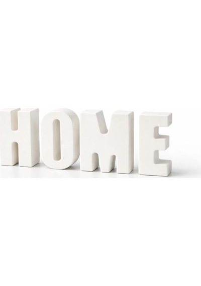 Kokulu Home Yazılı Dekoratif Beton Obje