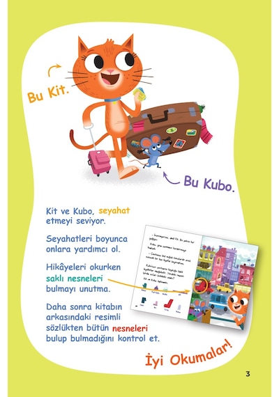 Saklı Nesnelerle İlk Okuma Hikâyeleri Kit ve Kubo 6'lı Set Saklı Nesnelerle İlk Okuma Hikâyeleri Kit ve Kubo 6'lı Set