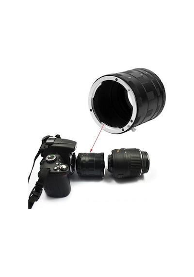 Sony E Mount Aynasız Modelleri Ve Lensleri İçin Makro Macro Uzatma Tüpü Extension Tube