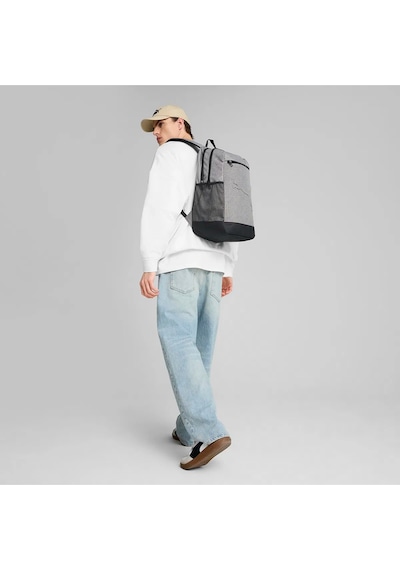 Puma 091350 01 Buzz Heather Backpack Unisex Sırt Çantası Siyah Gri Siyah Gri Siyah - Gri