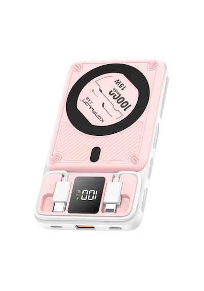 Mark Konfulon M25w 10.000 Mah 20w Pd Magsafe Powerbank - Pembe Najmaddin