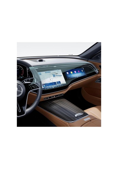 Mercedes E220 Uyumlu Araç Ekran Koruyucu Multimedya + Yolcu Ekranı W214 9h Nano Kırılmaz Şeffaf