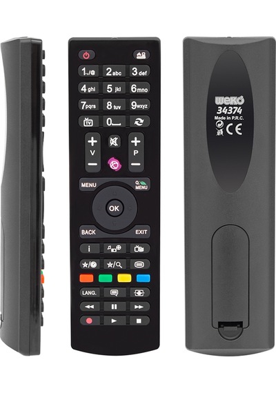 Vestel Uyumlu -seg-regal Yuvarlak Göbek Mini Lcd-led Tv Kumanda 4490