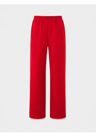 Xint Kırmızı Pamuk Dokulu Oversize Sweat Pantolon 470452