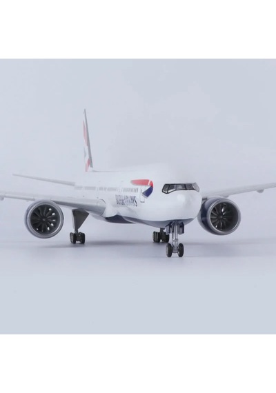 British Airways B777 Yolcu Uçağı Model Uçak 1/157 Ölçek 47cm