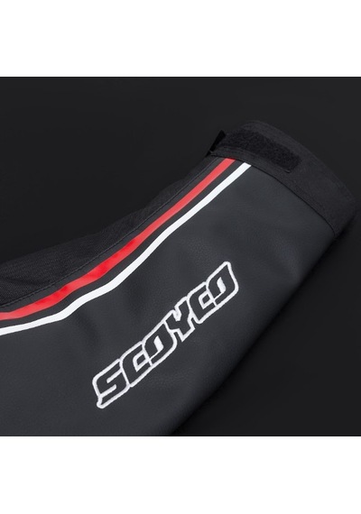 Scoyco Jk153 Motosiklet Montu Deri 4 Mevsim Oxford 600-d Dayanıklı Kumaş Motorcu Mont Red