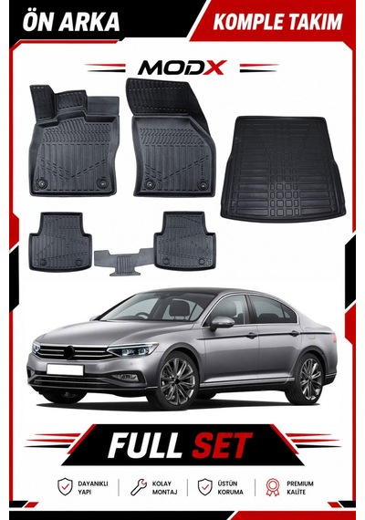 Hyundai İ20 2024 Model Jumpy 5d Havuzlu Paspas + 3d Bagaj Havuzu Premıum A+