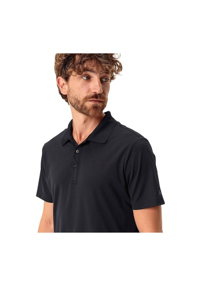 Vaude Essential Polo Yaka Erkek T-shirt 45844 Siyah