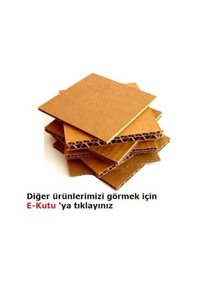 100X120Cm 3Mm Oluklu Mukavva Karton Maket Kartonu Puzzle Kartonu 6'Lı Mini Paket