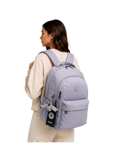 Okul Sırt Çantası Unisex Suya Dayanıklı Kumaş Okul Çantası Bvt2500 Açık Lavanta Mor