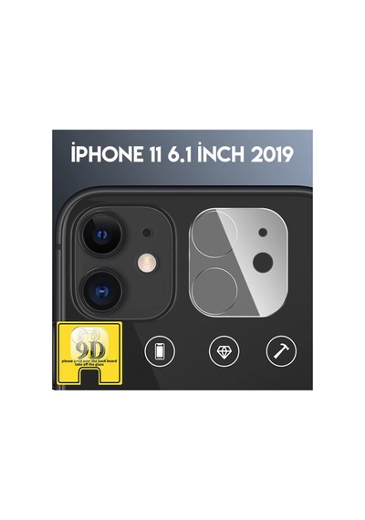 Uluvora İphone 11 6.1 Full Tempered Kamera Koruyucu Kırılmaz Cam- 5775 - Hs08377416-5343 Şeffaf 2