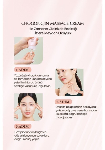 Arındırıcı, Nemlendirici, Besleyici Ve Masaj Kremi Chogongjın Massage Cream
