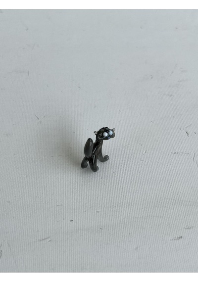 El Yapımı Mini Murano Cam Kedi Biblo A115-04