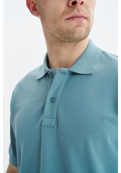 AR-MA Arma Erkek Regular Fit Basic % 100 Pamuk Pike Polo Yaka Tişört Y29374354502 Mavi-m24 Mavi