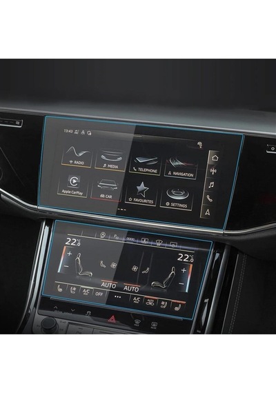 Audi A8 2023-2024 Model Alt Üst Multimedya Ve Kontrol İ Ekran Koruma