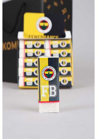 Fenerbahçe Lisanslı Kurşun Kalem Seti 3 Adet Kurşun Kalem, Silgi, Sarı Kalemtraş Çok Renkli