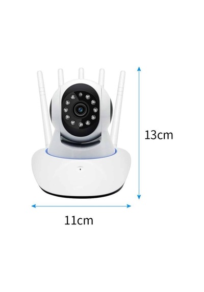 Led Aydınlatmalı 5 Antenli Motorlu 1080p Wifi Kamera Sensörlü 02258572