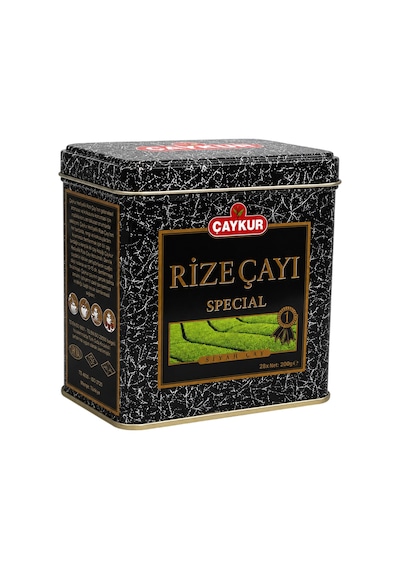 Rize Çayı Hediyelik Teneke Kutu 200 Gr. Yirmisekizli Paket