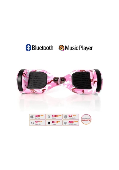 Citymate Elektrikli Kaykay Hoverboard Akıllı Denge 6.5 Inch + Hoverkart + Çanta Extrem Paket D05
