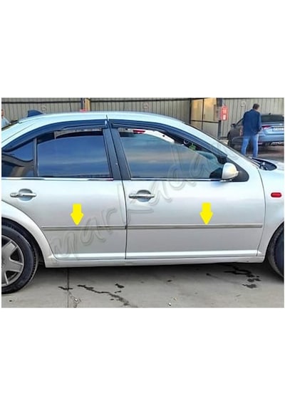 Markadan Vw Bora Krom Yan Kapı Çıtası 1998-2004 4 Parça Paslanmaz