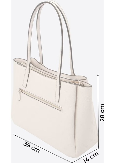 Guess Anise Kadın Tote Çanta-pd991623 Ekru