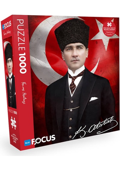 Blue Focus 1000 Parça Puzzle - Mustafa Kemal Atatürk Bf467