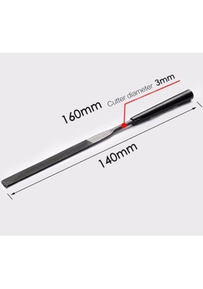 10Lu Eğe Seti 14 Cm 3 Mm Çaplı Törpü Zımpara Set Hassas Dekor Set