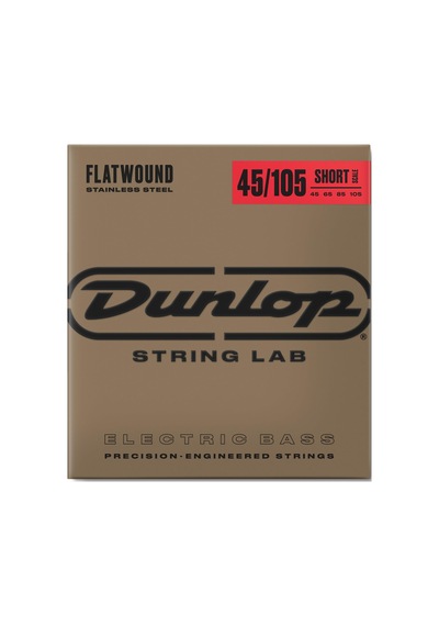 Jım Dunlop Flatwound Kısa Ölçekli 45/105 Orta 4/set Bas Gitar Telleri