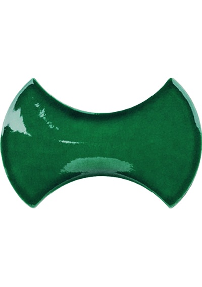 Armada Çini 12x20 Cm Kemik Yeşil Şekilli Seramik Karo N11.93
