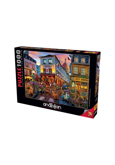 Anatolian 1000 Parçalık Puzzle - Cafe Montmartre 1177