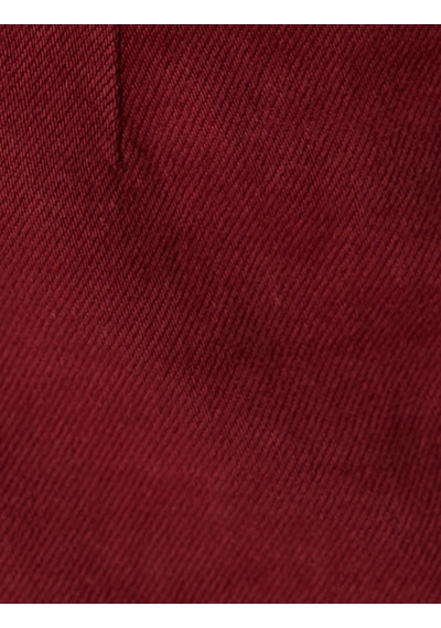 Koton Geniş Kısa Paça Pantolon Yüksek Bel Düğmeli - Wide Leg Jean Bordo 5wal40037mw Bordo