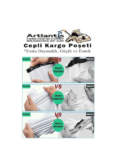 Plastik Kargo Poşeti Cepli 18x25+5 Cm 50 Adet 1 Paket Ekonomik Cepli Kargo Poşeti Dayanıklı Gri Esnek 1 Adet