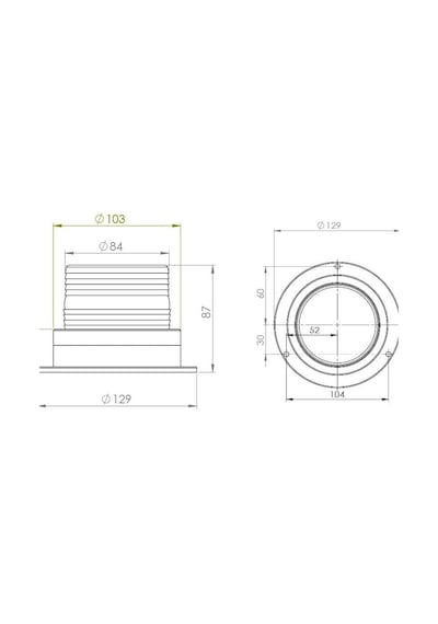 Ledli Çakar Lamba 12V/24V Sarı