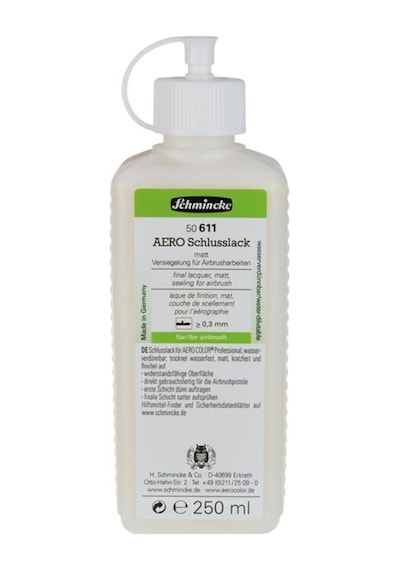 Schmincke : Aerocolor Final Lacquer Airbrush Için Mat Son Kat Vernik : 250 Ml