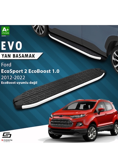S-dizayn Ford Ecosport 2 Evo Aluminyum Yan Basamak 173 Cm 2012 Üzeri