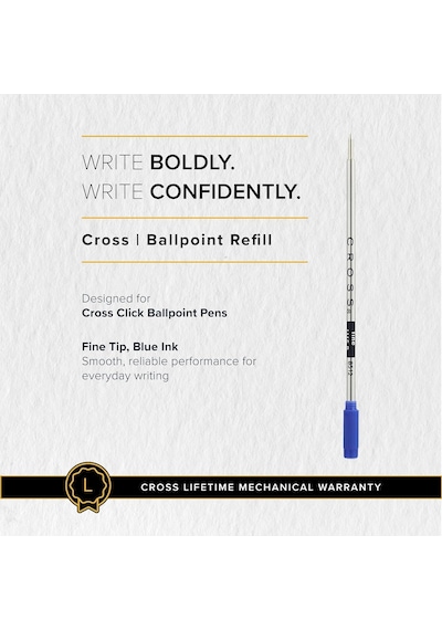 Cross 8512d C1 Slim Tükenmez Refil Mavi Fine Uç Çok Renkli