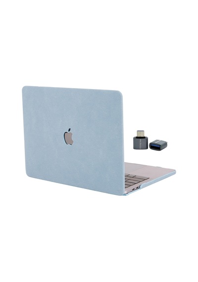 Apple Uyumlu MacBook Air 13 Süet Dokulu Soft-touch Sert Kılıf İnce Hafif Darbe Koruma Kapak A2337 A2179 A1932 Açık Mavi Apple Uyumlu MacBook Air 13 Süet Dokulu Soft-touch Sert Kılıf İnce Hafif Darbe Koruma Kapak A2337 A2179 A1932 Açık Mavi