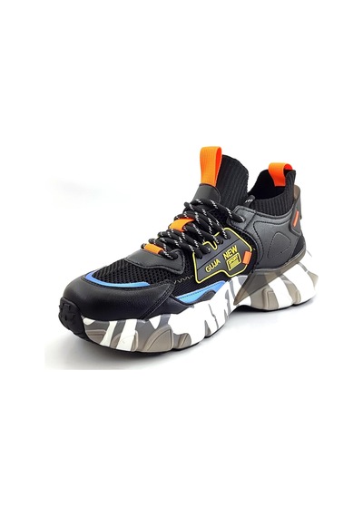 Guja 568 Erkek Sneaker Spor Ayakkabı-siyah-siyah Siyah