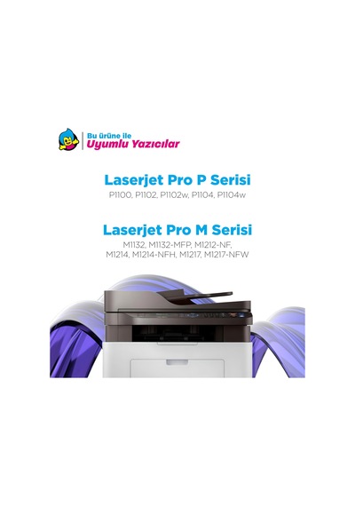 Hp Laserjet Pro P1102w Uyumlu,  Toner Çipli Ce285a 20'li 1.600 Sayfa