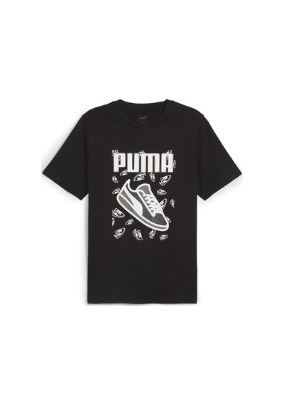 Puma Graphics Sneaker Tee Erkek T-shirt-siyah
