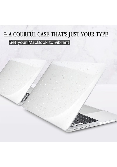 Apple Uyumlu MacBook Pro 14 İnç M3 / M3 Pro / M3 Max A2992 A2918 Kılıf + Klavye Kılıfı + Ekran Koruyucu